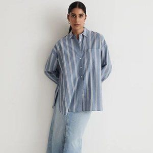 Madewell The Signature Poplin Oversized Shirt - XS